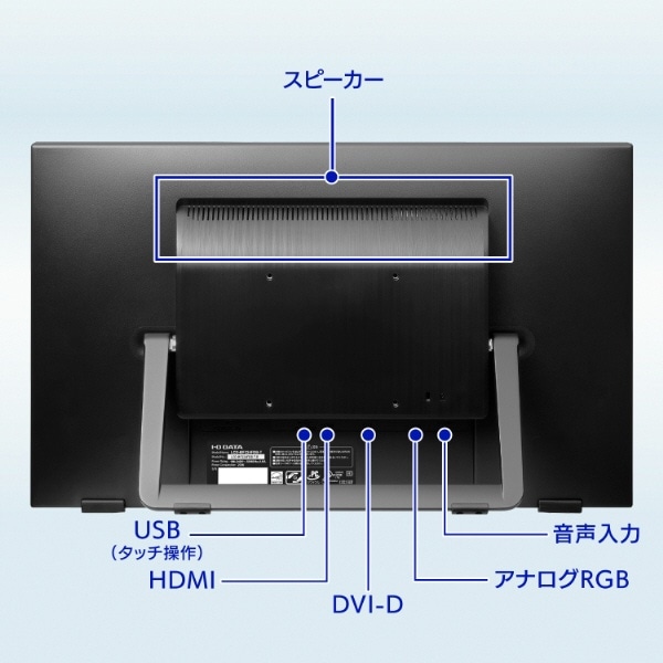 PCモニター (タッチパネル) 抗菌モデル【受注生産品】 ブラック LCD