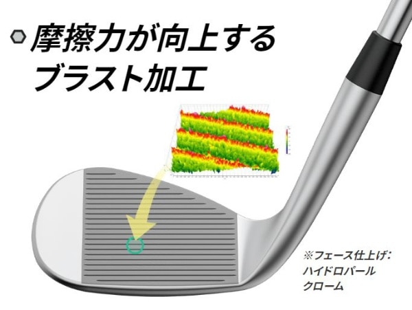 ウェッジ s159 クローム仕上げ 58°T GRIND《Z-Z115 スチールシャフト