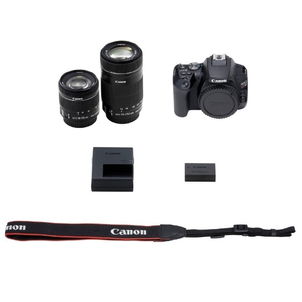 本物の Canon EOS KISS X9 Wズームキット BK SDカード64GB付き - カメラ