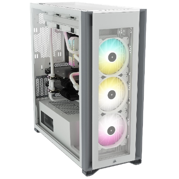 PCケース iCUE 7000X RGB ホワイト CC-9011227-WW(ホワイト