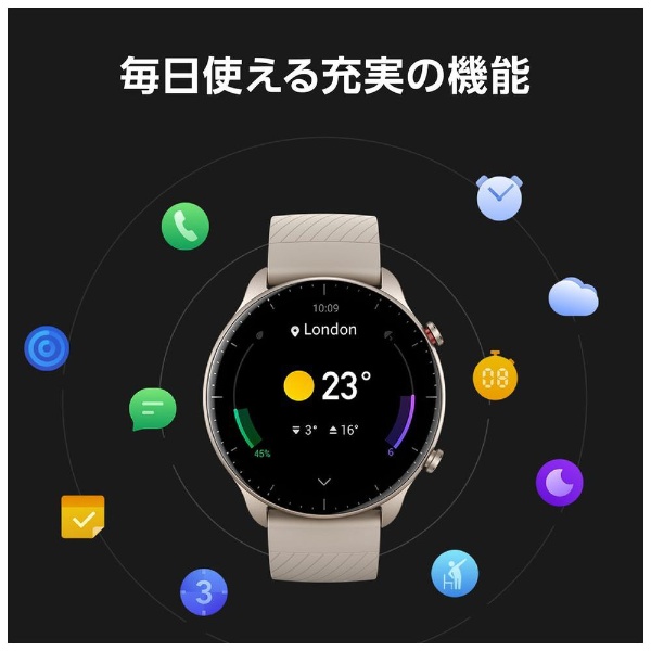 GTR 2 New Version Amazfit（アマズフィット） ライトニンググレー