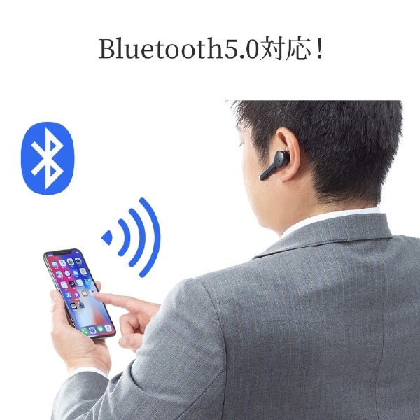 モノラルヘッドセット MM-BTMH40BK [ワイヤレス（Bluetooth） /片耳