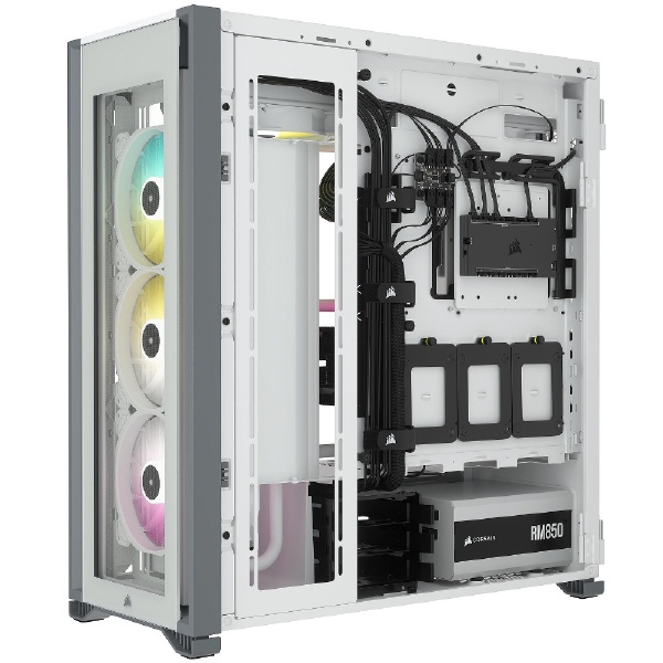 PCケース iCUE 7000X RGB ホワイト CC-9011227-WW(ホワイト