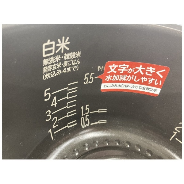 炊飯器 圧力＆スチーム ふっくら御膳 漆黒(しっこく) RZ-W100GM [5.5合