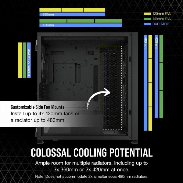 PCケース 7000D AIRFLOW ブラック CC-9011218-WW(ブラック