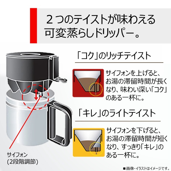 コーヒーメーカー ブラック HCD-L50M(K) [ミル付き][HCDL50M](ブラック