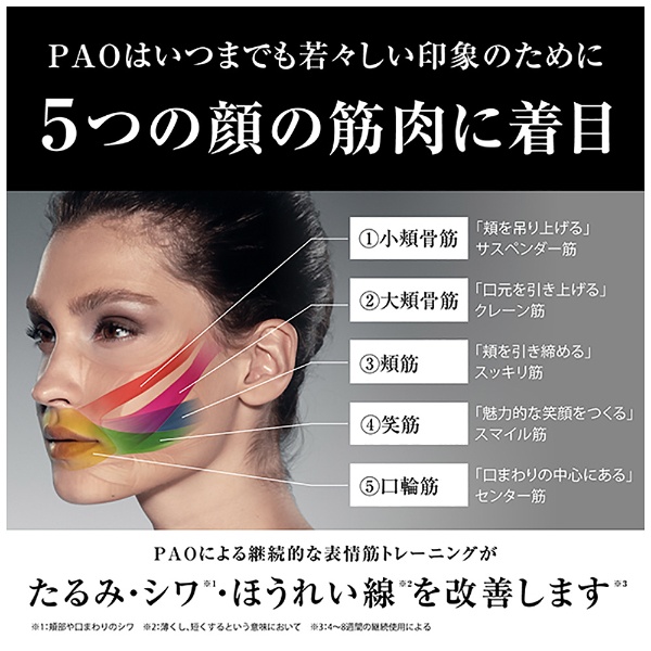 FACIAL FITNESS PAO FF-PO1858F-W ホワイト(ホワイト): ビックカメラ