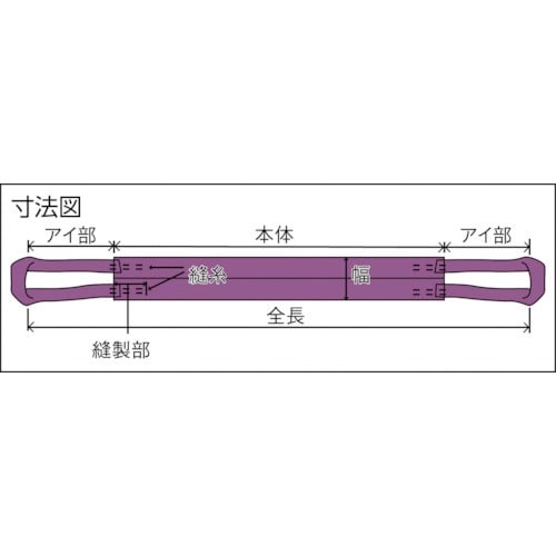 ワイドソフトスリング 105mmX2.5m TWS225(TWS225): ビックカメラ｜JRE MALL