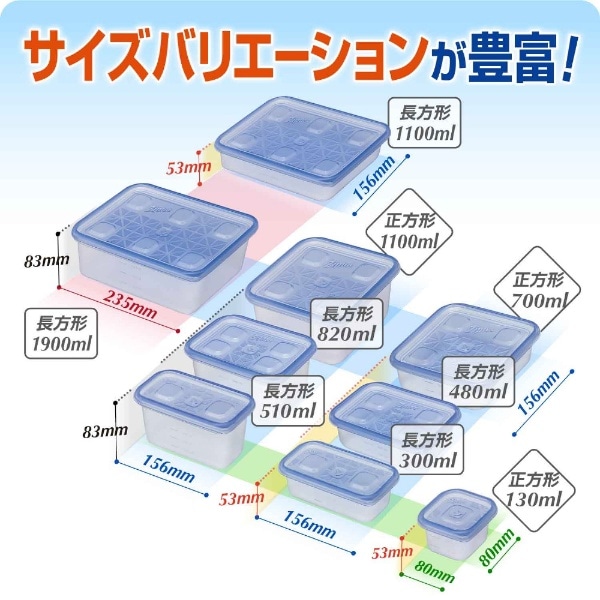 Ziploc(ジップロック)コンテナー 長方形 480ml 2個入(ZLCﾁｮｳﾎｳｹｲ480ML2