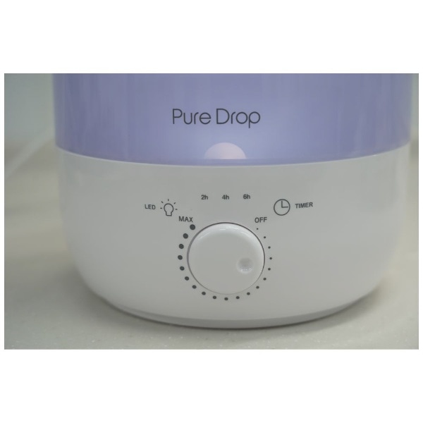 加湿器 Pure Drop（ピュアドロップ） ホワイト HF-T1823WH [超音波式