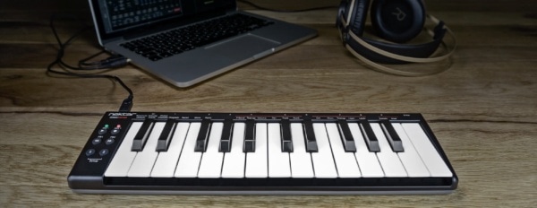 DAW連携MIDIコントローラー 25鍵 ミニ鍵盤 コンパクト コントロール