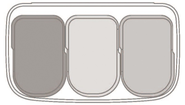 Boペダルビン 11L×3 レッド 12102 [36L /ペダル式 /3分別](レッド