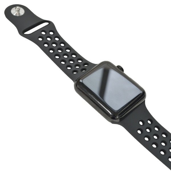 Apple Watch用 シリコンベルト スタンダード BK（38/40mm