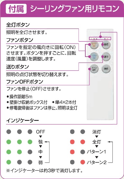 DCモーターシーリングファン ASL-615 [リモコン付き /8畳 /電球色