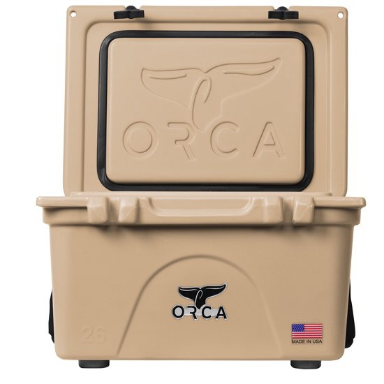 ハード クーラーボックス ORCA Coolers 26 Quart(370×590×440mm/Tan