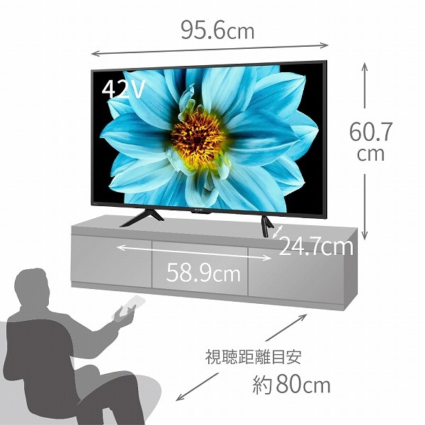 GRANPLE 32型 地上波デジタル液晶テレビ TV-42-C021A - テレビ/映像機器