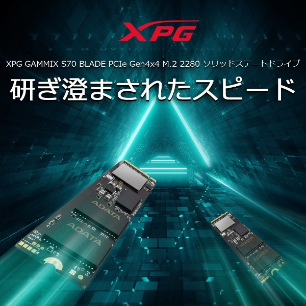 AGAMMIXS70B-2T-CS 内蔵SSD PCI-Express接続 XPG GAMMIX S70 BLADE