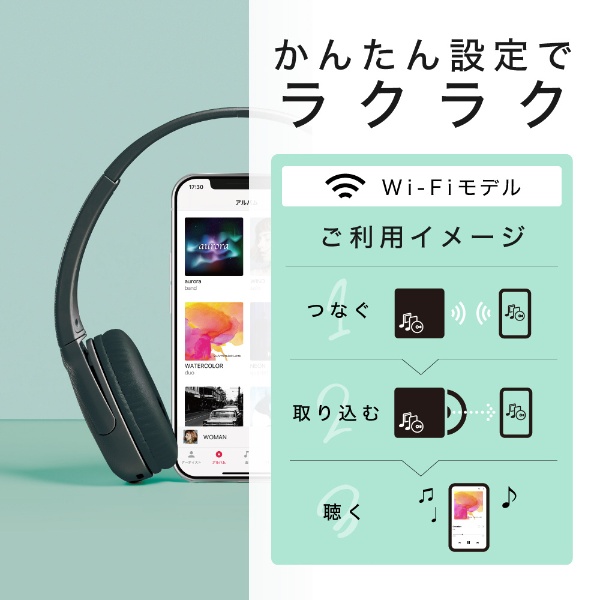 スマートフォン用CDレコーダー「ラクレコ」Wi-Fiモデル ホワイト RR-W1