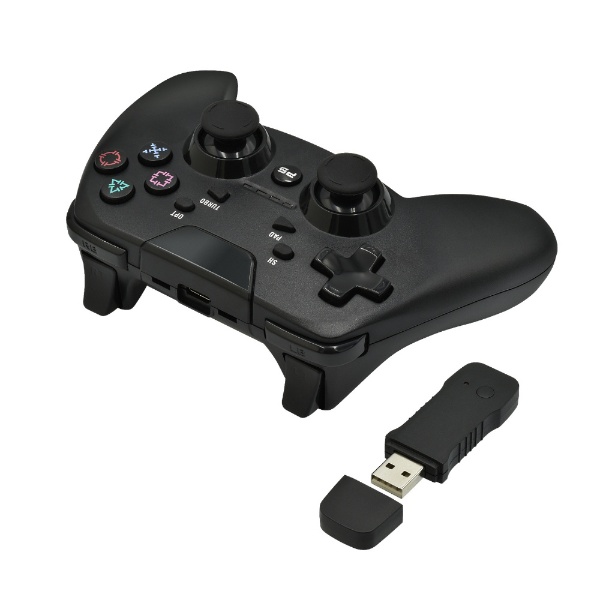 PS4/PS3/PC用シンプルコントローラー ワイヤレスターボ SASP-0619【PS4