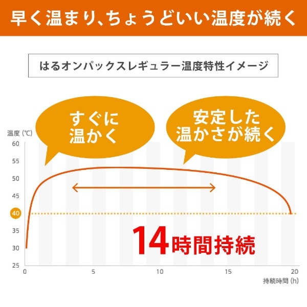 はるオンパックス ミニ 貼るカイロ ミニサイズ 10個入 袋 持続時間約10