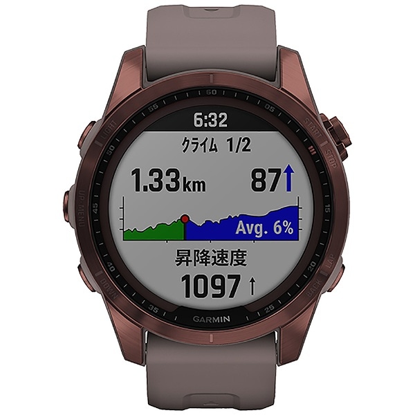 010-02539-52 fenix 7S Sapphire Dual Power 【Suica対応】 GARMIN Ti