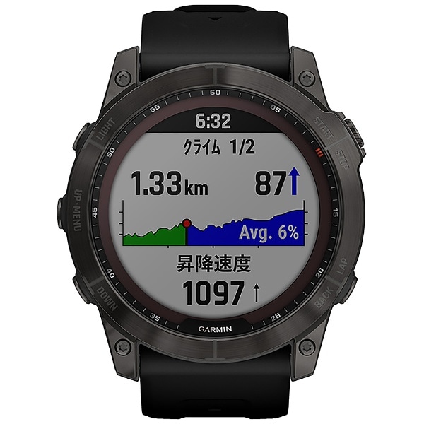 010-02541-31 fenix 7X Sapphire Dual Power 【Suica対応】 GARMIN Ti