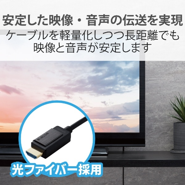 30m HDMIケーブル アクティブオプティカル 4K対応 無給電タイプ