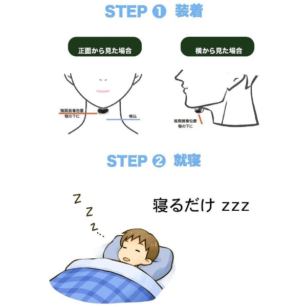 呼吸レス いびき防止グッズ Snore Circle PRO スノアサークルプロ