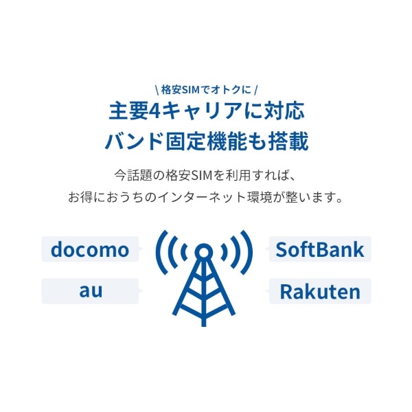 LTE対応SIMフリーホームルーター PIX-RT100 [Wi-Fi 5(ac)](ホワイト