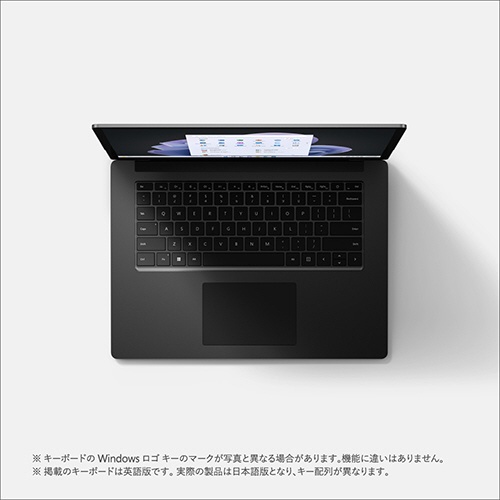 Surface Laptop 5 15インチ ブラック [Windows 11 Home/Core i7/メモリ