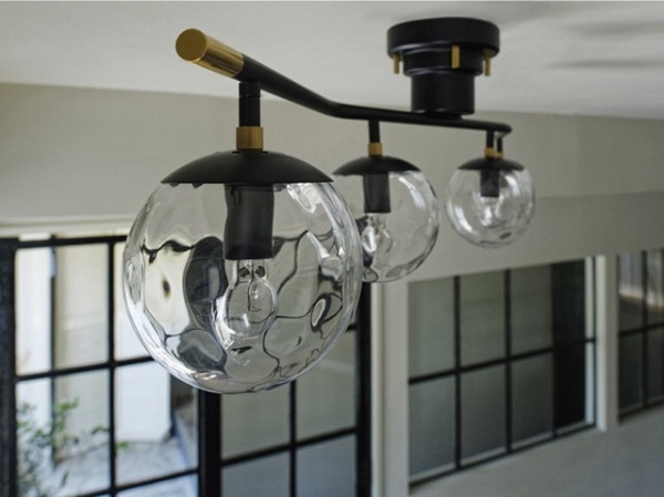 シーリングライト Heroult (エルー) LED小型電球(E17/40W/電球色)×4灯