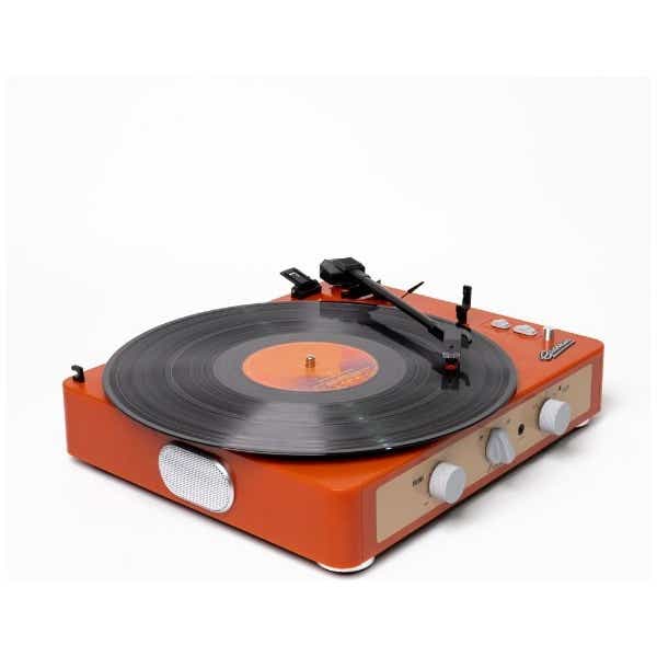 レコードプレーヤー Brad Retro record TANGERINE GAD001005TN