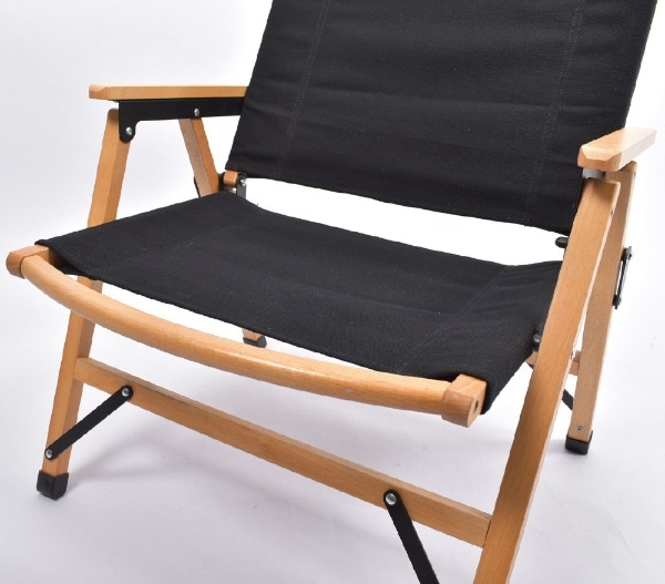 ロウ ウッド チェア LOW WOOD CHAIR(ブラック)(ブラック