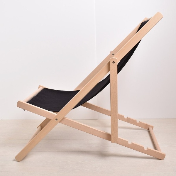 通販最新品Wooden beach chair ビーチチェアー　ネイビー　2脚セット その他