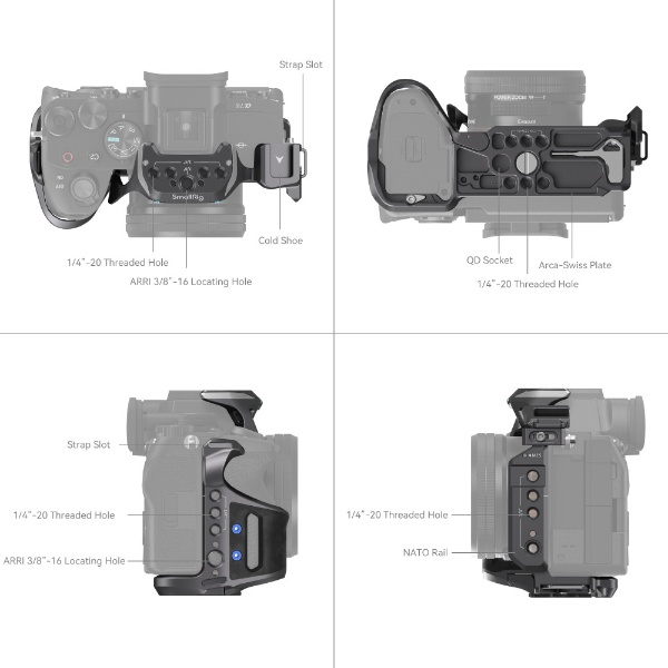 Sony α7R V / α7 IV / α7S III用 Rhinoceros ベーシックケージキット