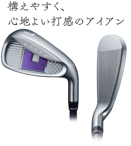 レディース アイアン オノフ 23ONOFF LADY 4本セット #7～9、PW