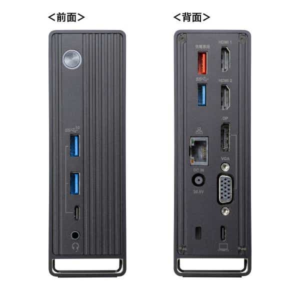 AC電源［USB-C オス→メス HDMIｘ2 / VGA / DisplayPort / LAN / φ3