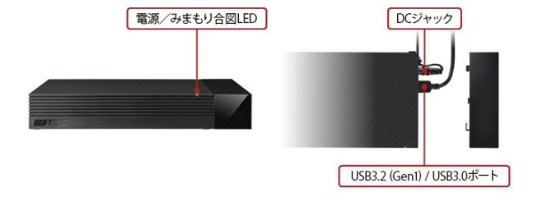 HDV-CCD4U3BA 外付けHDD USB-A接続 テレビ・レコーダー録画用(Chrome