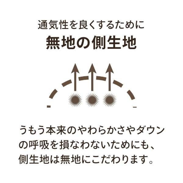 アウトレット】肌掛け羽毛布団「生毛ふとん」 PR310-B2 [キングロング