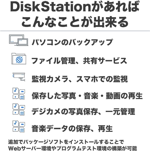 NASキット [ストレージ無 /2ベイ] ガイドブック付 DiskStation DS223j ...