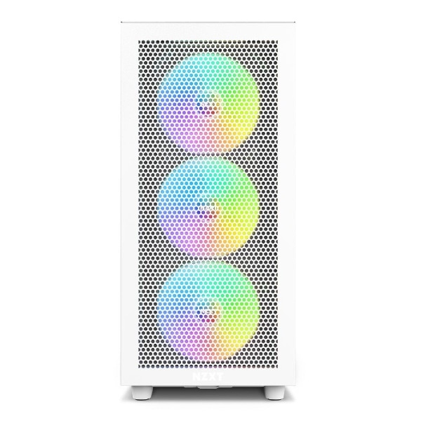 PCケース [ATX /Micro ATX /Mini-ITX] H7 Flow RGB ホワイト CM-H71FW