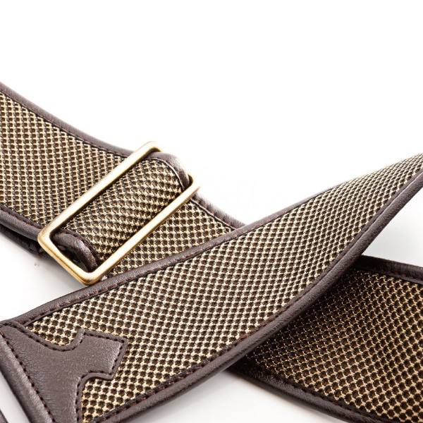 ギター/ベース用ストラップ RIGHTON!STRAPS ブラウン T-BREATHE BROWN