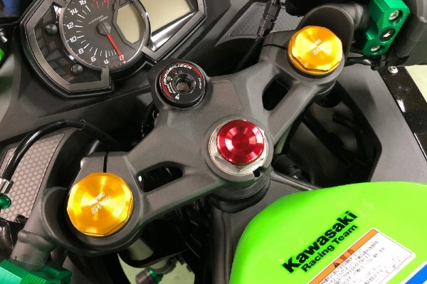 ステムキャップ ZX-25R 20-22 レッド BK-K0464-RED(レッド 