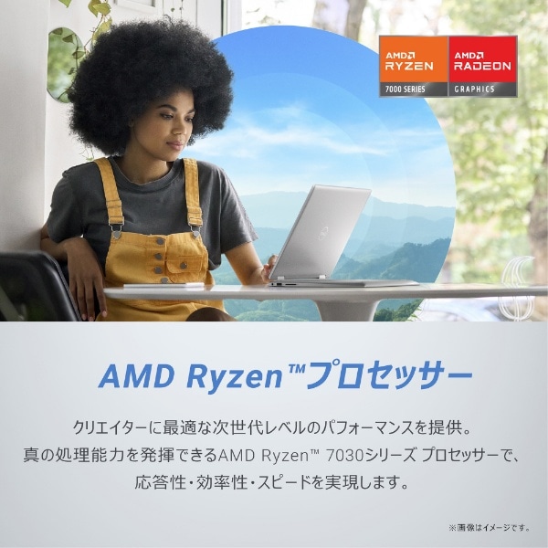 ノートパソコン Inspiron 14 2-in-1 AMD 7435 プラチナシルバー ...