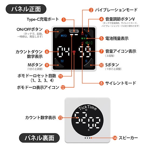 llano TickTime Cube 楽しく時間管理ができるポモドーロタイマー