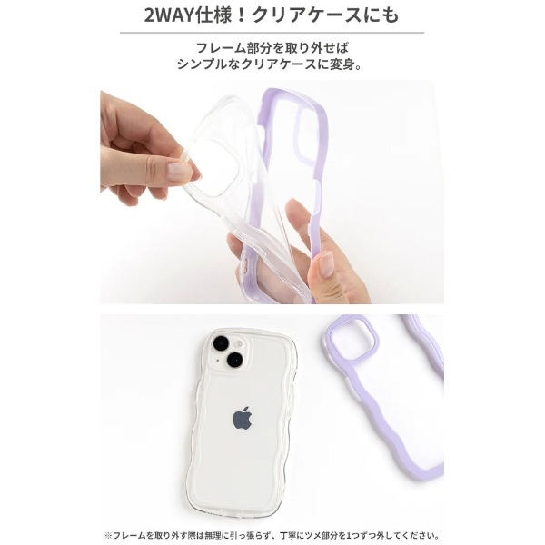 iPhone SE(第3/第2世代)/8/7専用］ULTRA FINE Wavy Frame iPhoneケース