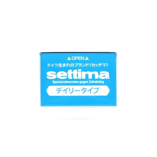 settima(セッチマ) 歯磨き粉 80g デイリータイプ(ブルー): ビックカメラ｜JRE MALL
