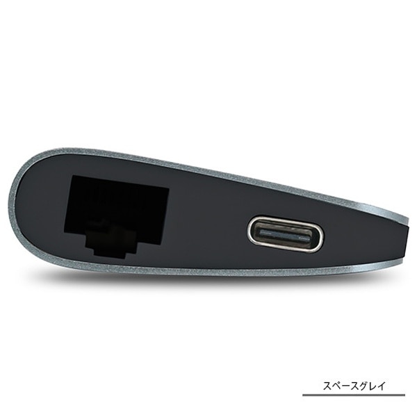 USB-C オス→メス SDカードスロット / micro SDカードスロット / HDMI