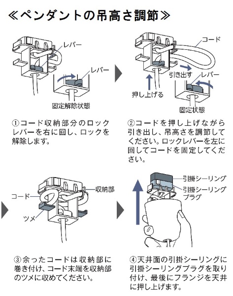 LEDペンダントライト DXL-81309 [電球色][DXL81309](ブラック