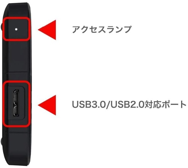 WDBUZG0010BBK-JESE 外付けHDD USB-A接続 WD Elements Portable [1TB /ポータブル型](1TB  ブラック): ビックカメラ｜JRE MALL